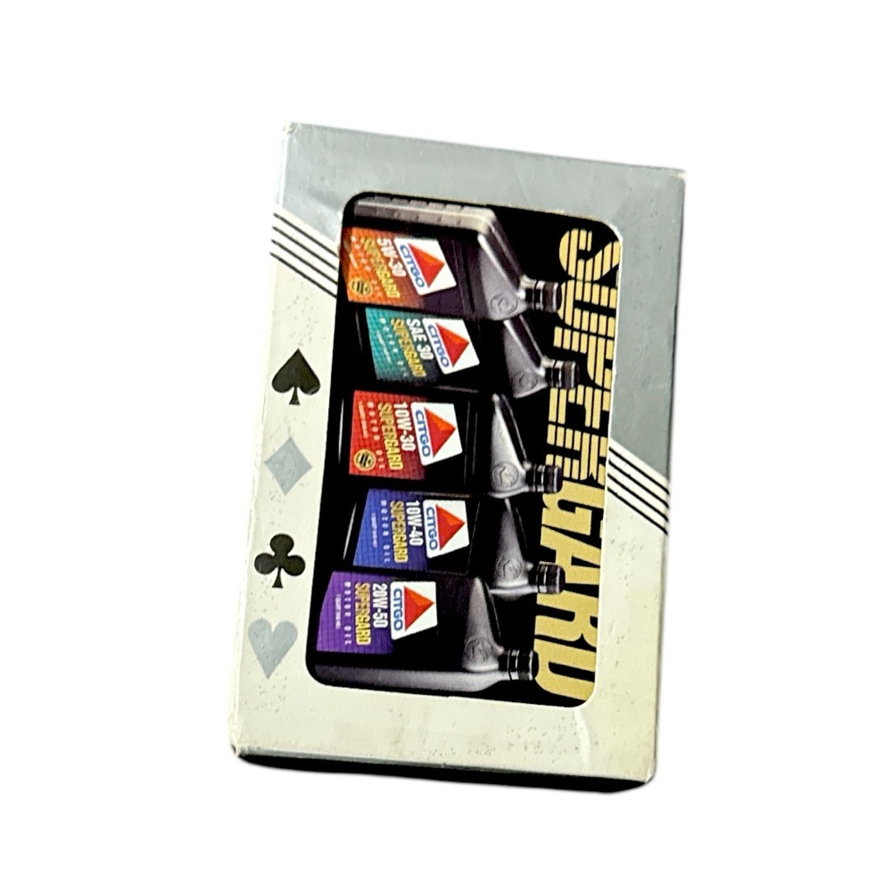 Vintage  rare Citgo STP Super Guard Oil playing cards ♦️